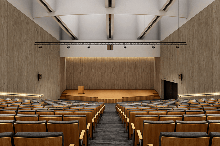 WoodGrain Slats Axiom Acoustics Wall Solutions